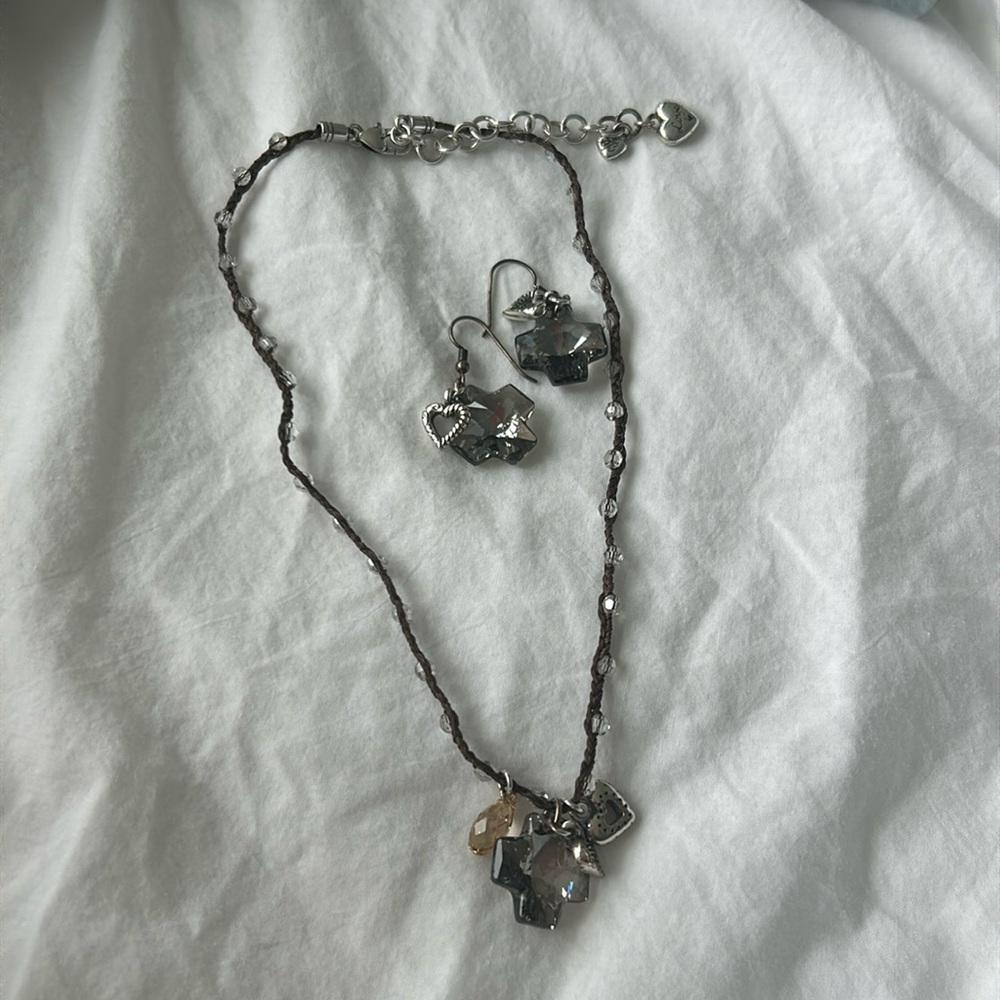 brighton necklace and earrings